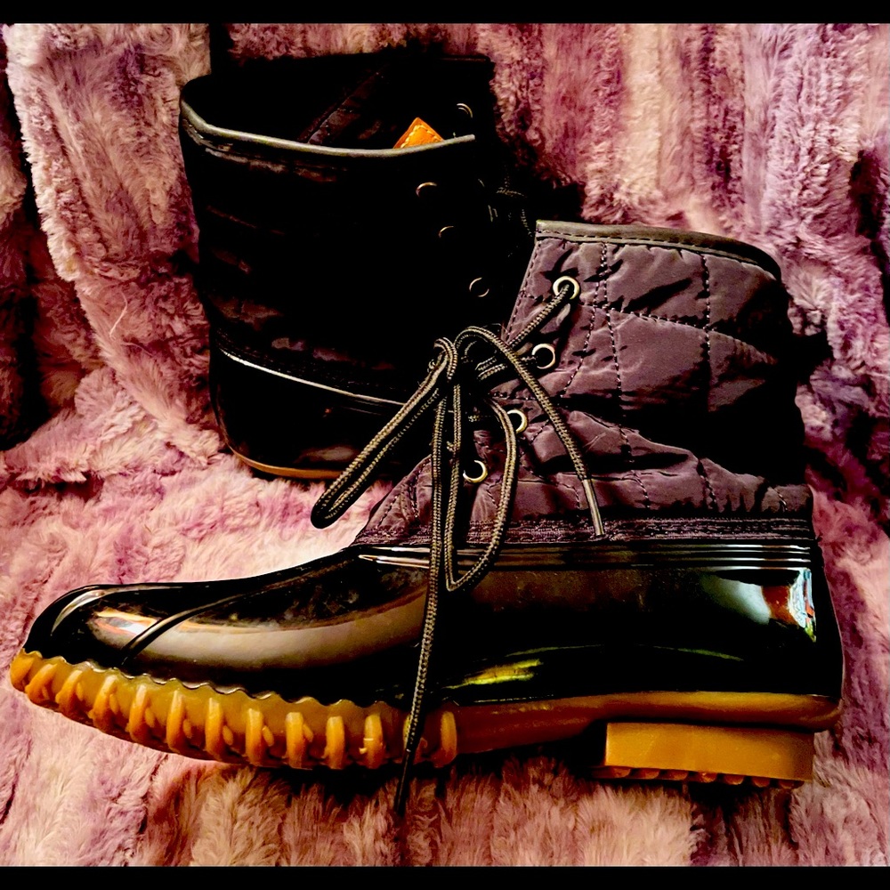 Quilted Duck Boot